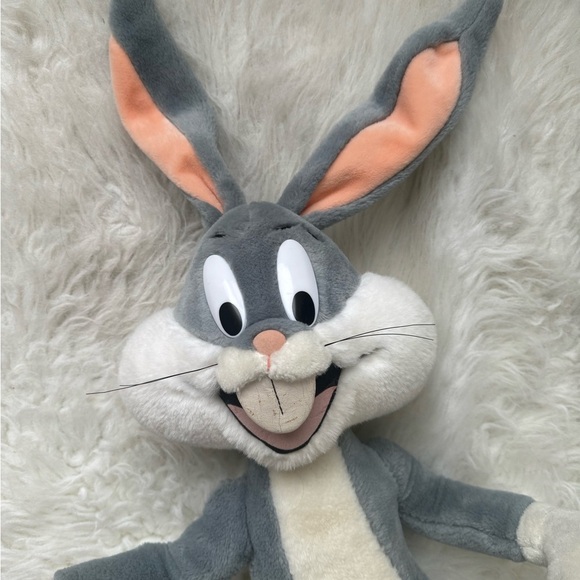VTG 1991 Mighty Star Looney Toons Bugs Bunny Large Stuffed Animal Toy 30" - Picture 3 of 9